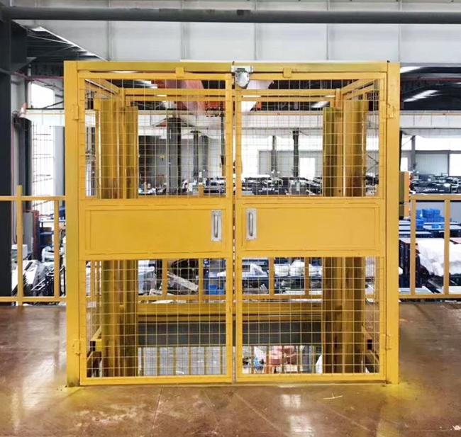 珠山智能导轨式升降机亮相